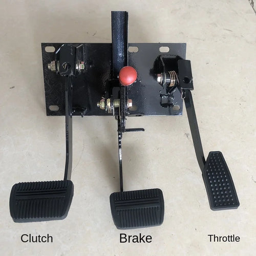 1set Tricycles Brake Pedals,four Wheel Canopies,modified Oil Brakes,clutch Disc,foot Brake Accelerator Three in One Foot Pedal
