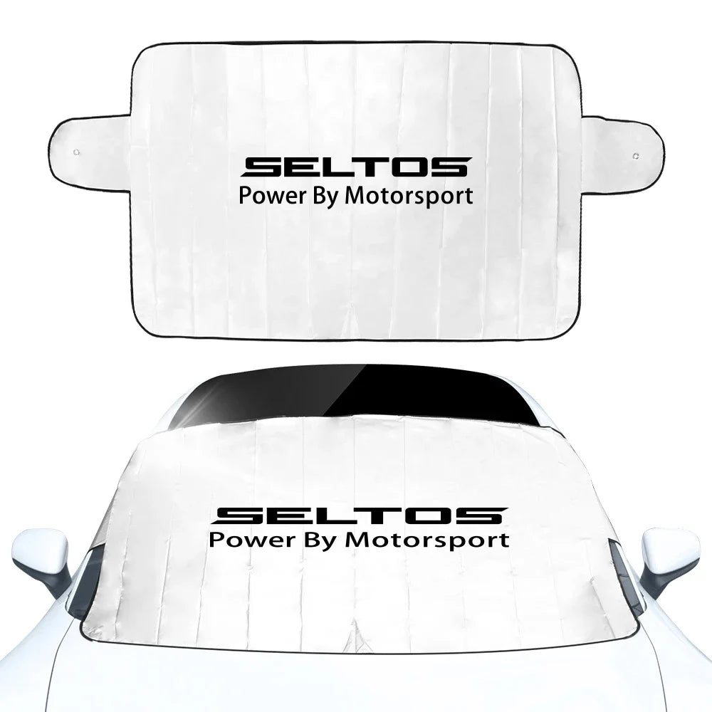 Car Windshield Cover Sunshade Parasol Auto Accessories For Kia PICANTO RIO CARNIVAL SELTOS MOHAVE CARENS NIRO CERATO VENGA K5