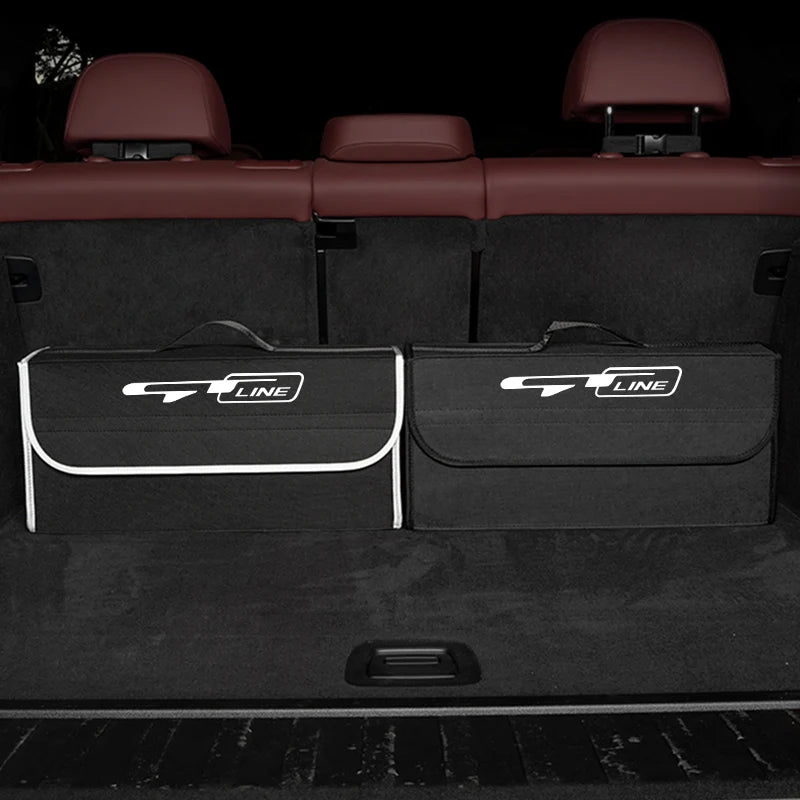 Car Trunk Organizer Box Large Capacity Folding Storage Bag For KIA GT Line Sorento Niro EV9 Sportage Cerato EV6 Forte Stonic Cee