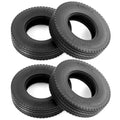 1/14 Scale Truck Tires - High Grip Rubber Tyre for Tamiya Trailer & RC Trucks DIY Upgrade Parts Realistic Model Car Accessories