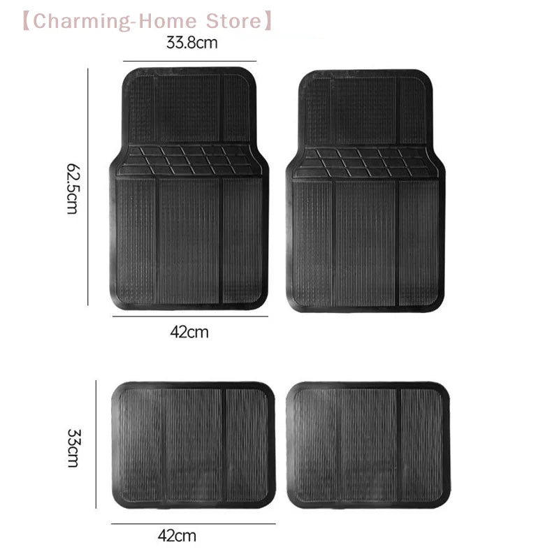 【M】Car Floor Mats All Weather Automotive All Season Foot Mats Three-Dimensional Convex Design Integrated Foot Pad Automotive
