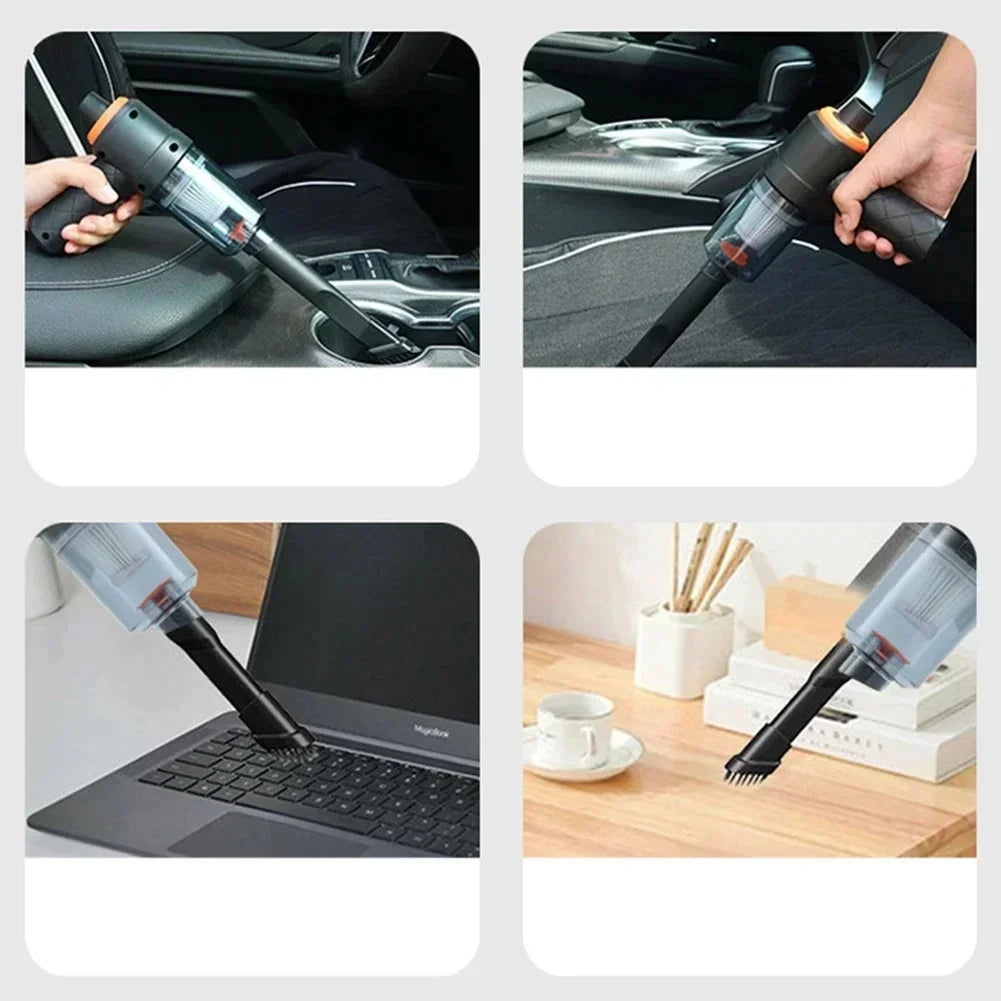 690000Pa Wireless Car Vacuum Cleaner 120W 1200mah High-power Vacuum Cordless Handheld Auto Portabale Vacuum Cleaner 2026 New