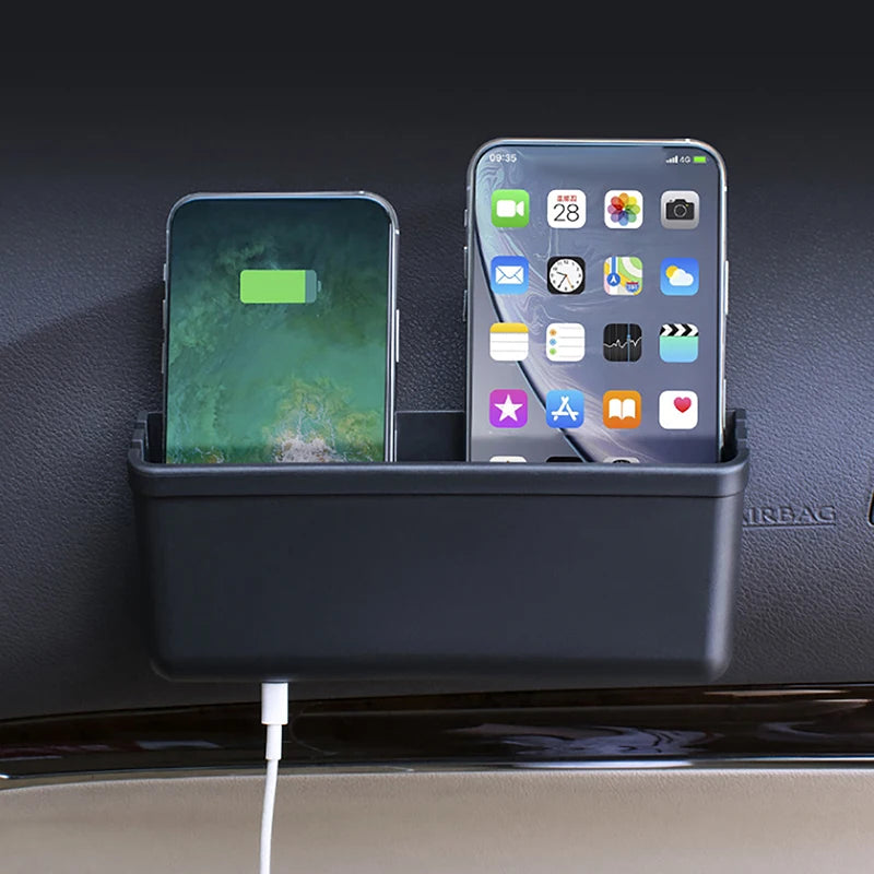 Car Interior Accessories Door Side Storage Box Organizer Holder Pocket Universal Car Accessories Mobile Phone Storage Box