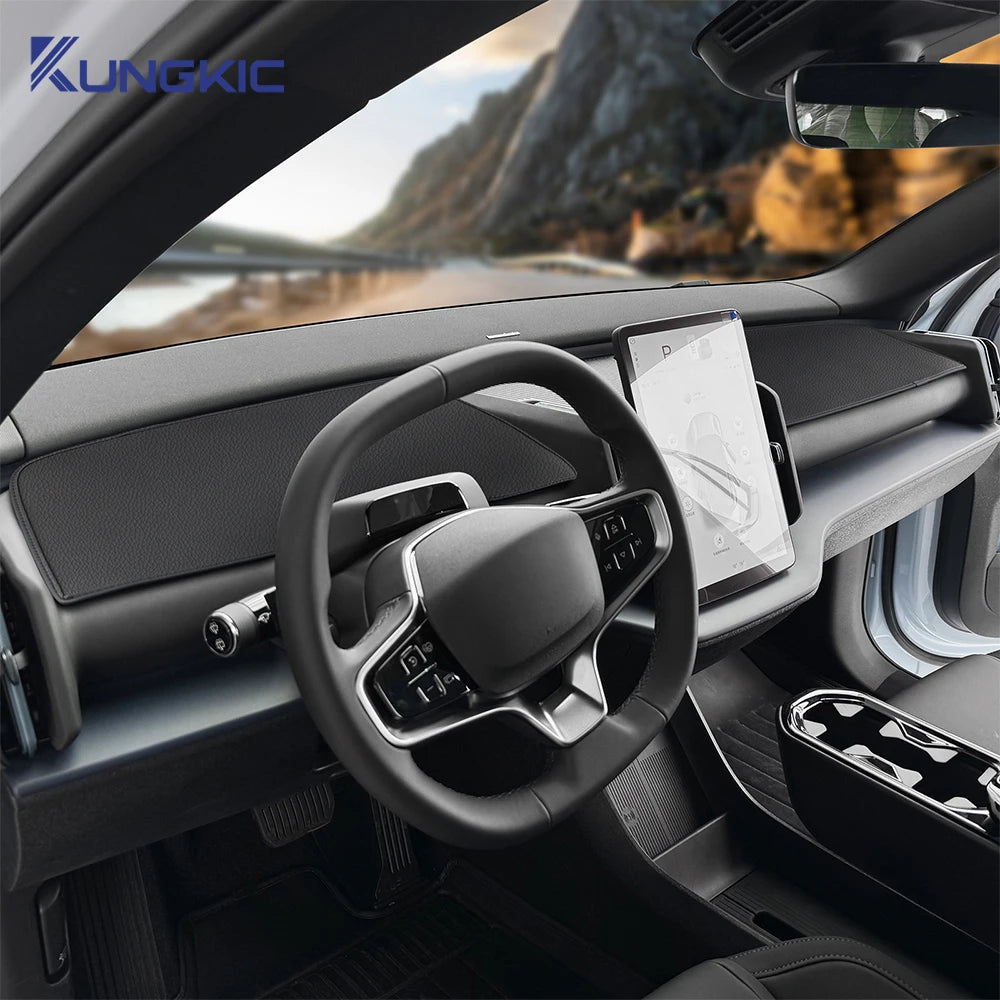 Car Dashboard Cover Pad For Volvo EX30 2023 2024 2025 Sun Shade Avoid Light Mat PU Leather Flannel Anti-UV Accessories LHD RHD