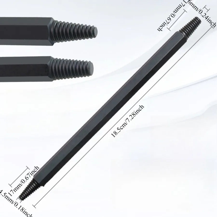Specialized Reverse-Taper Threaded Extractors - Tools for Removing Broken Spark Plugs & Seized Screws in Cars