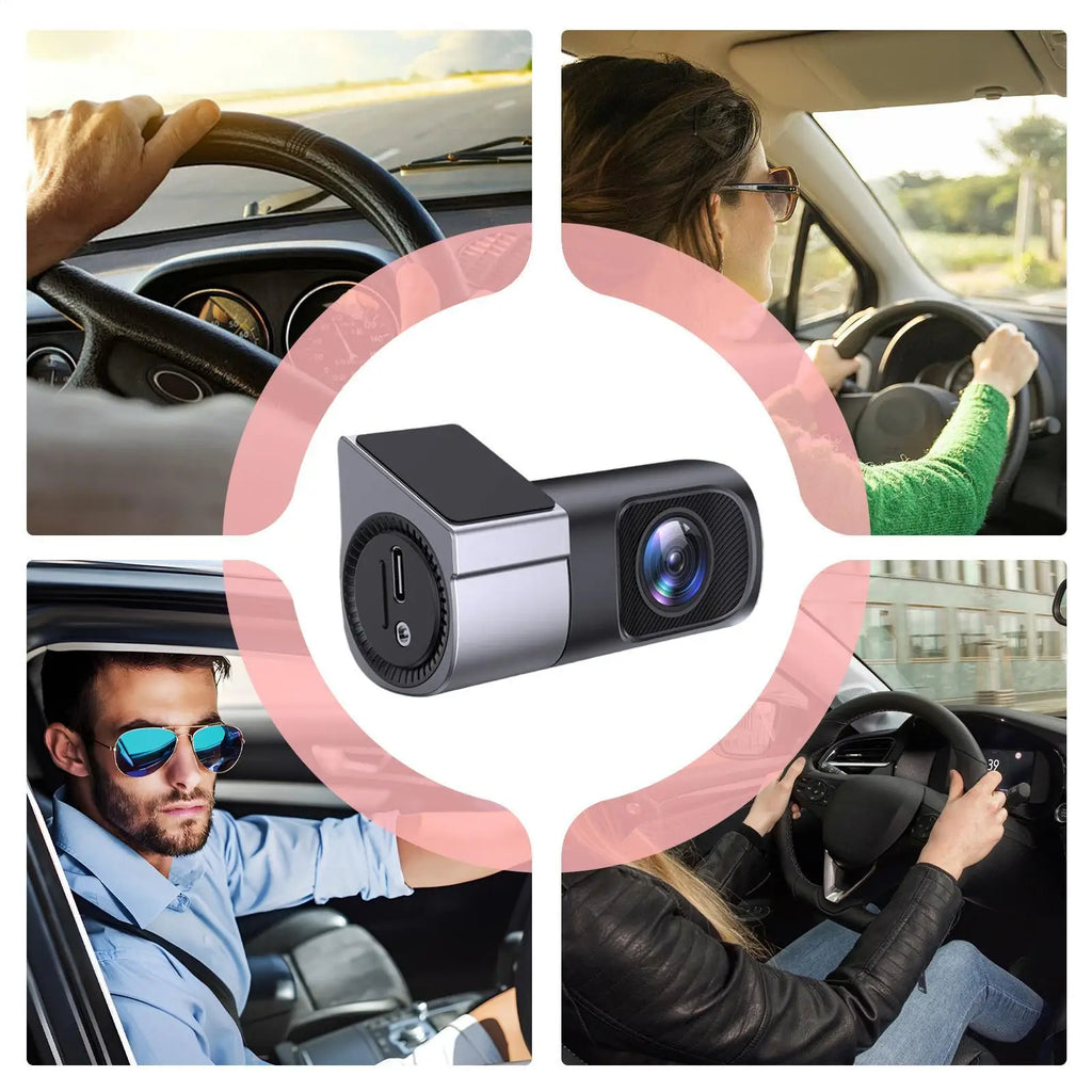 Dash Cam Driving Recorder with Wi-Fi Loop Recording Night Vision Wide Viewing Car Camera Drive Recorder For Trailer RV Truck