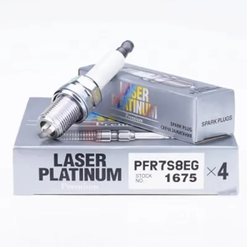 4pcs PFR7S8EG 1675 Dual Platinum Spark Plug For VW Golf Eos Jetta Audi  A3 A4 A5 A6 Q5 R8 S5 TT Passat Tiguan 1.8/2.0T