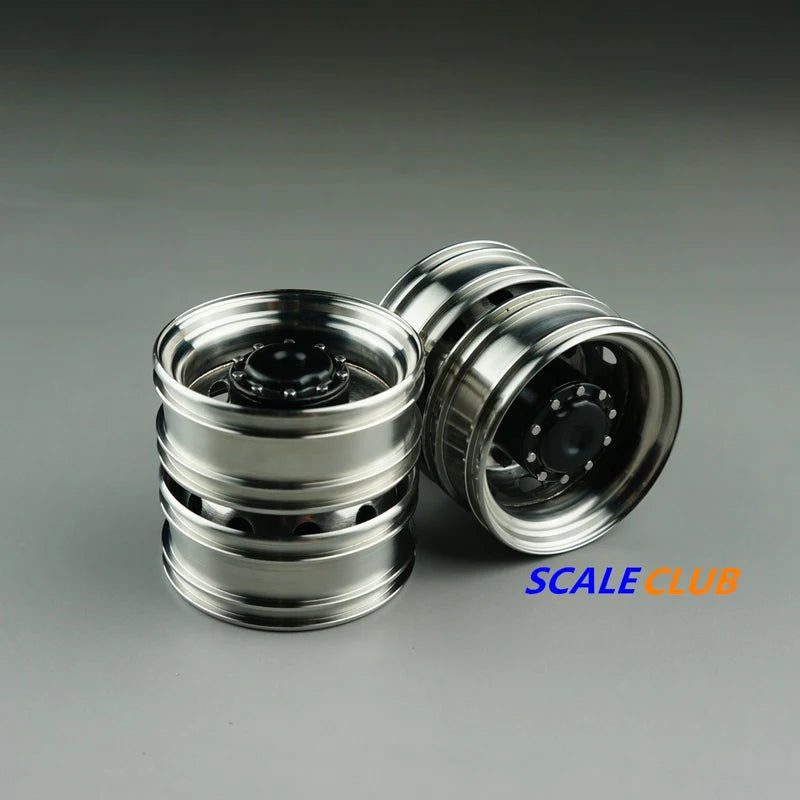 SCALECLUB  Tamiya 1/14 trailer truck dump truck truck universal upgrade metal rear hub Upgrade your DIY accessories
