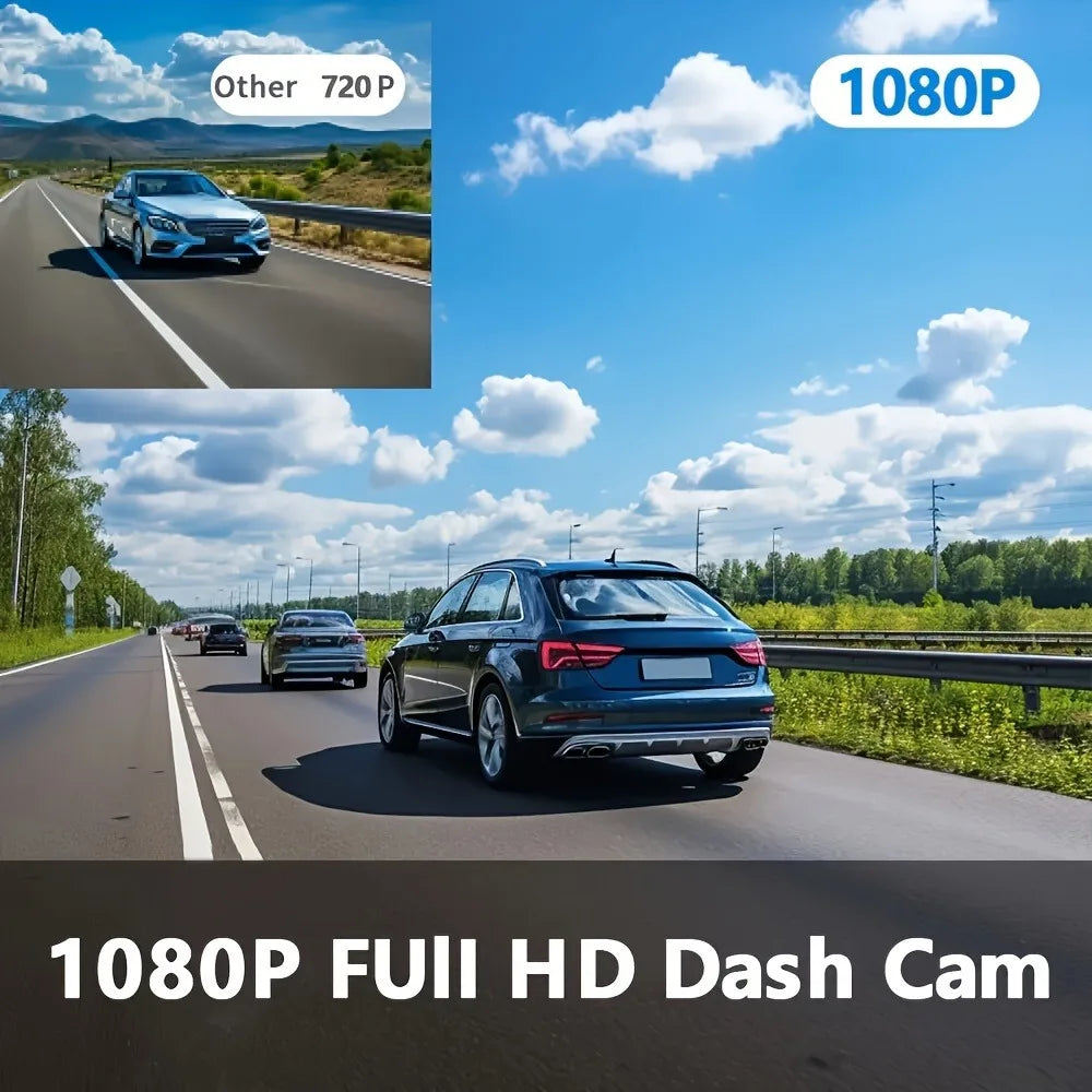 2 Camera Dash Cam For Car Camera 1080P Video Recorder  Car DVR Front Rear View Camera Night Vision Black Box Car Accessories