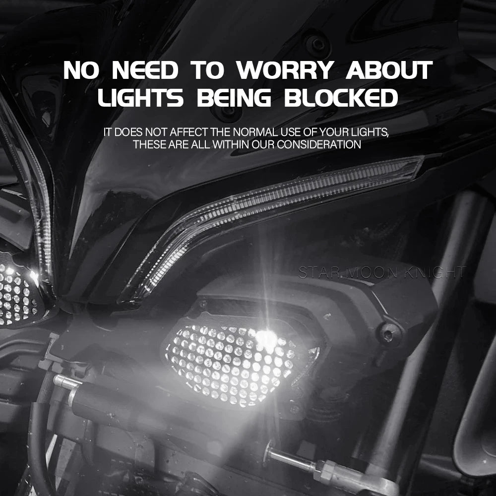 For Yamaha MT-10 SP MT10 MT 10 2022 Accessories Lower Headlight Guard Fog Auxiliary Position Turn Light Grille Protection Cover