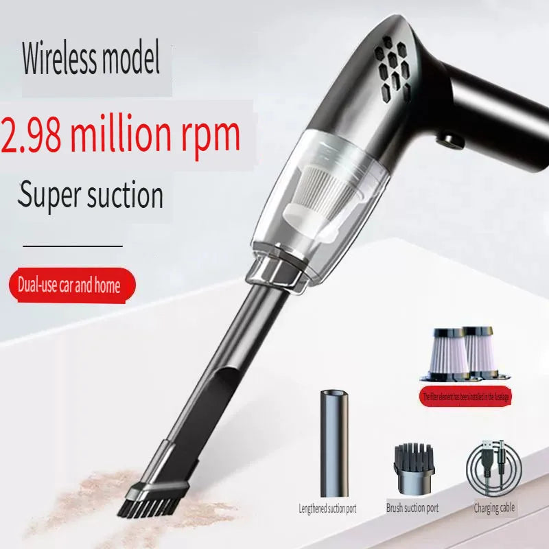 ABS Wireless Car Vacuum Cleaner Home Appliance Sofa Office High-Power Household Cleaning Machine Mini Vacuum Carpet Cleaner