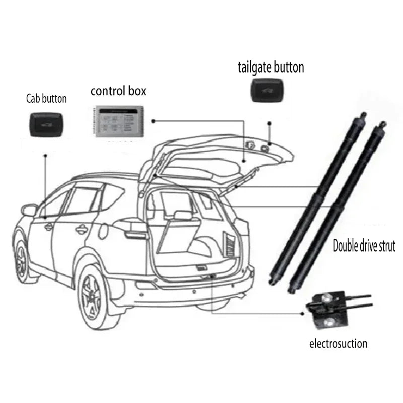 Portón trasero eléctrico para Cadillac XTS 2013-2021, caja trasera inteligente, decoración de maletero eléctrica, accesorios de actualización reacondicionados