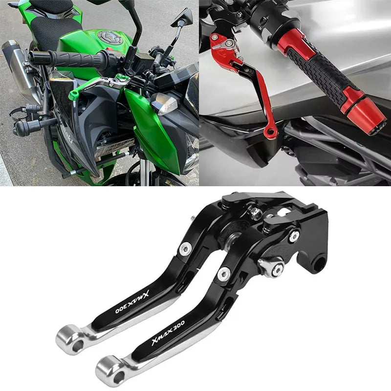 Motorcycle brakes For X-MAX 300 XMAX 300 2015 2016 2017 2018 2019 2020 2021 2022 2023 2024 Foldable brake Clutch Lever X-MAX300