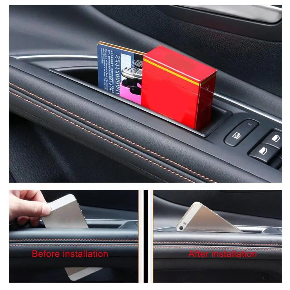 For Peugeot 3008 3008GT 4008 5008 2016-20 Car Organizer Door Handle Armrest Storage Box Container Holder Tray Auto Accessories