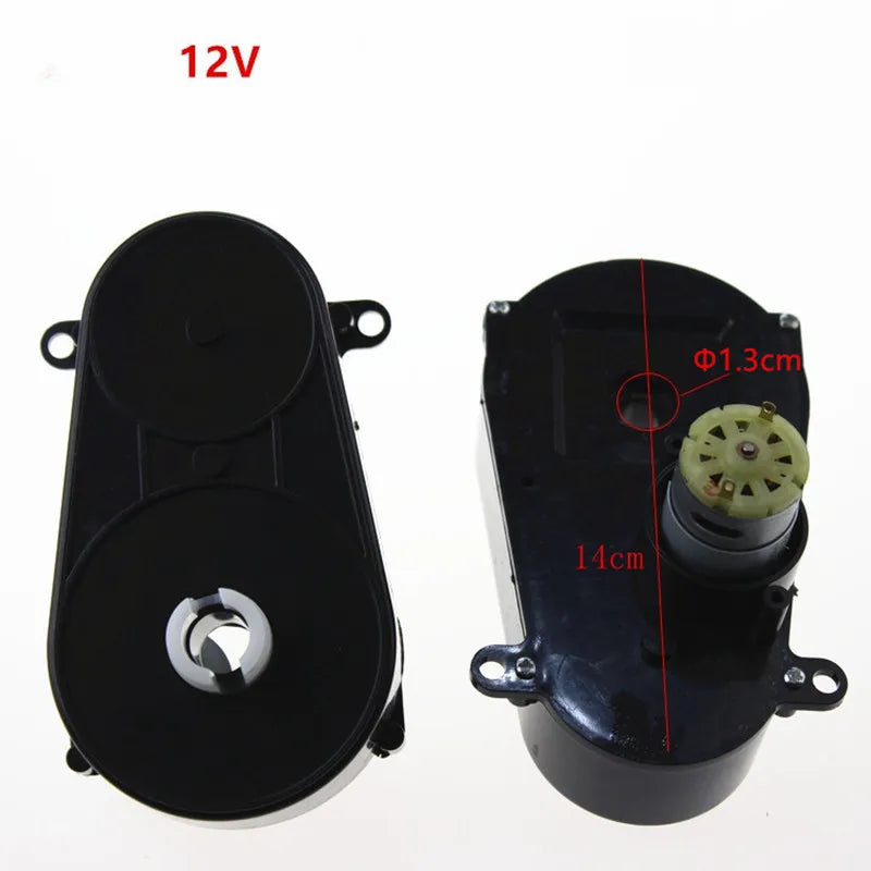 Children's electric vehicle 24V steering shaft motor, 12V/6V Ride on toys servos motor gearbox, Kid's Ride on car steering box