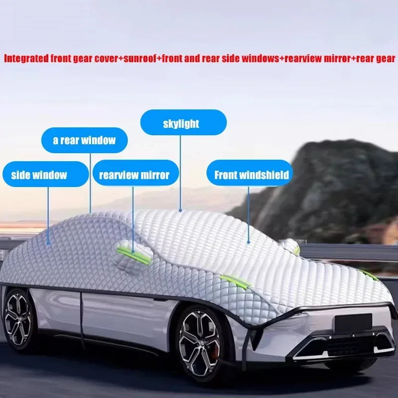 Car Cover Winter Outdoor Protection Accessories External Outdoor Vehicle Supplies Exterior Outside Sunshade Assecories Bedspread