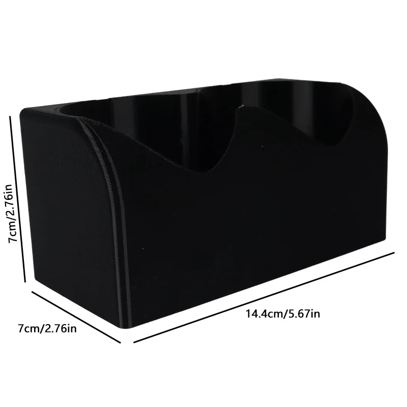 Car ABS Center Console Armrest Box With Cup Holder & Storage Car Interior Organizer Accessory Black For Volkswagen Golf 3