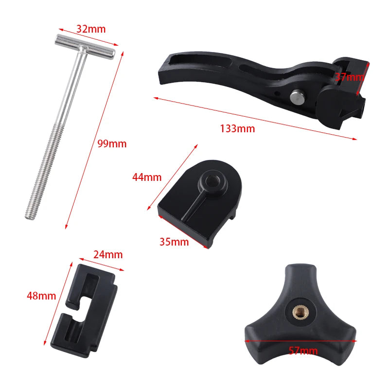 Universal Replacement Parts for Hard Tri-Fold Tonneau Cover Pickup Truck Cargo Cover Fixing Kit