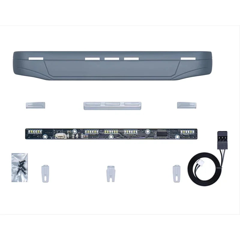 Luz LED para visera de techo de camión RC 1/14 para SCANIA Tamiya 770S 6X4 56368 8X4 56371, accesorios de actualización para coche