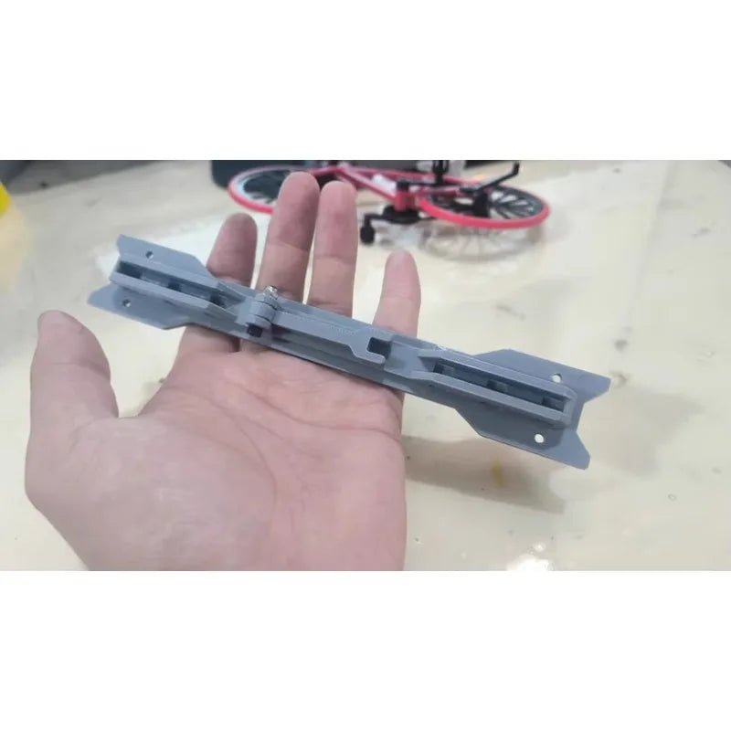 RC Crawler Universal Bike Rack Model  Frame Mounts on Crawler Truck Bed Roof Rack Upgrade Accessory Decorative Functional Part