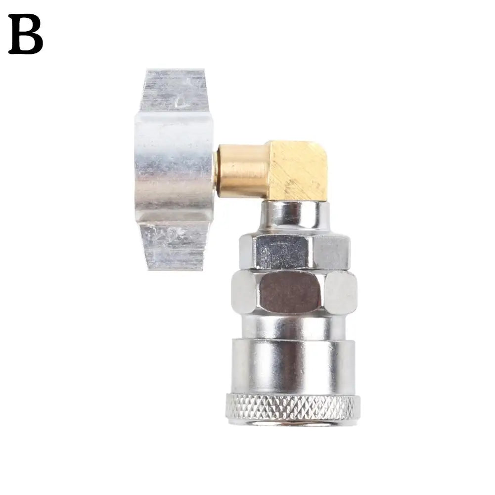 Conector para tanque de aire de pistola de polvo para camión, codo de conexión recto, conector integrado, junta para tanque de gas, accesorios para autocaravanas