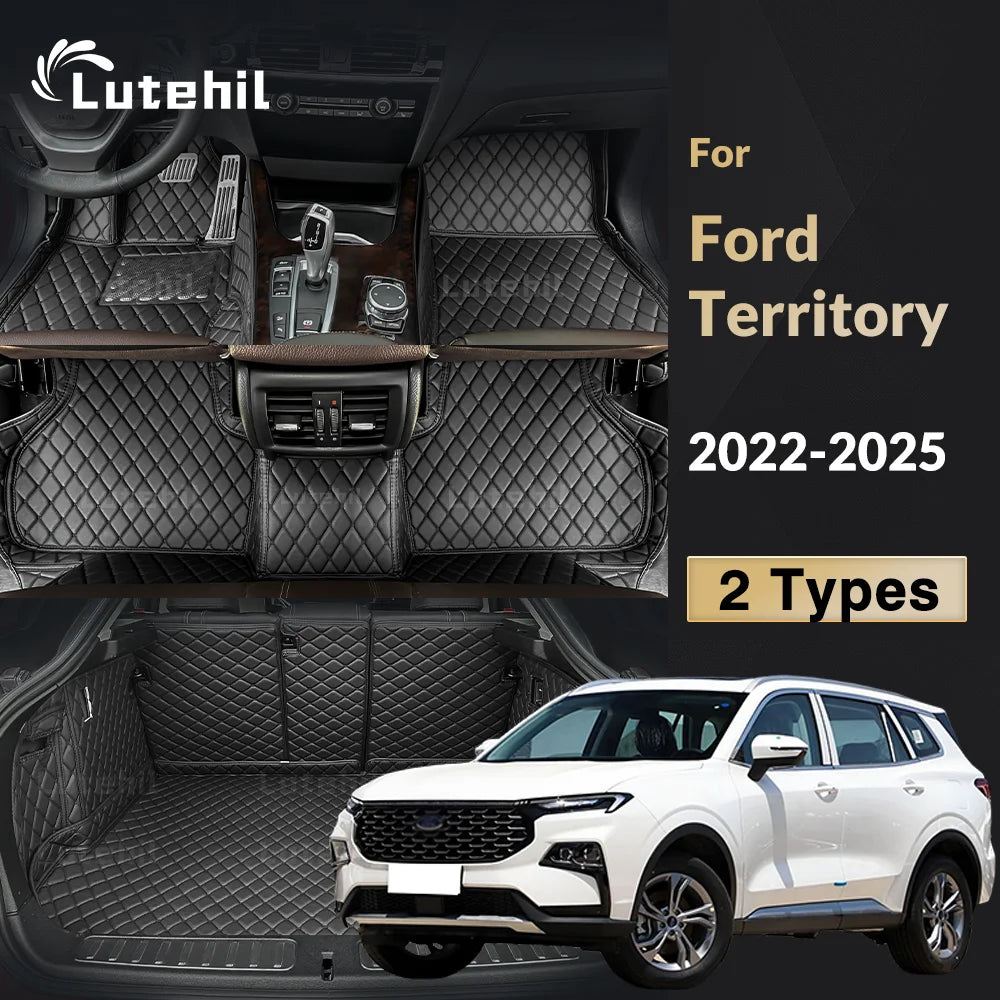 For Ford Territory 2022 2023 2024 2025 Lutehil Car Floor Mats Car Trunk Mat foot Pads carpet Accessories
