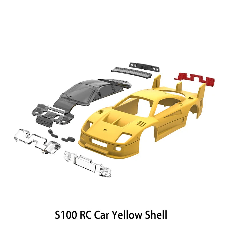 LDARC S100 RC Car Shells/Steering Components/Rear Axle Assembly/Front Wheel Components/Chassis Components RC Parts 2026