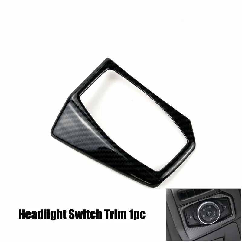 Accesorios de estilo de coche, embellecedor decorativo de fibra de carbono para Ford Focus 3 mk3 Sedán Hatchback 2012-2014