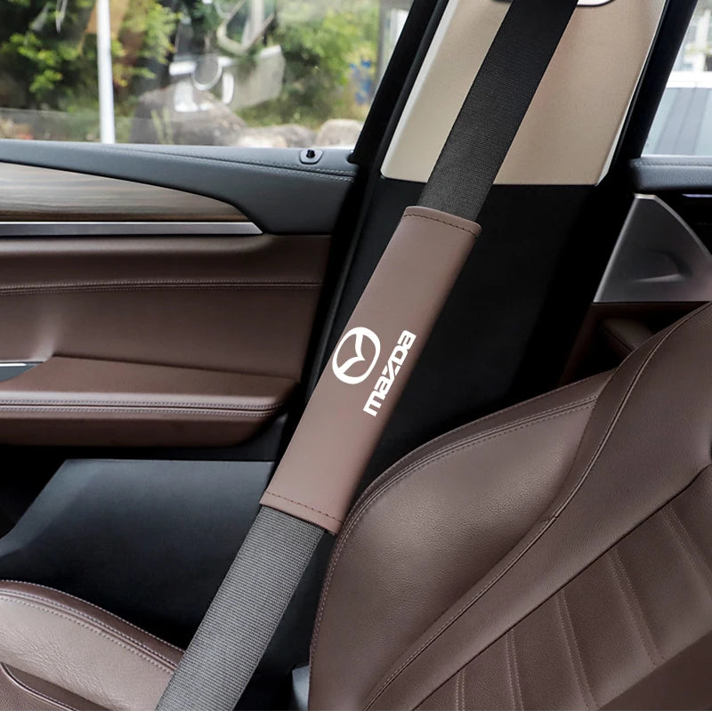 Car seat belt interior accessories seat belt cover interior For Mazda 3 6 CX5 2 CX3 CX9 MX5 RX8 Axela Demio Atenza MS GJI