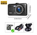 4-inch 1080P Dash Cam for Cars Touch Screen Car DVR Video Recorder Rear View Camera for Vehicle 24H Parking Monitor Black Box