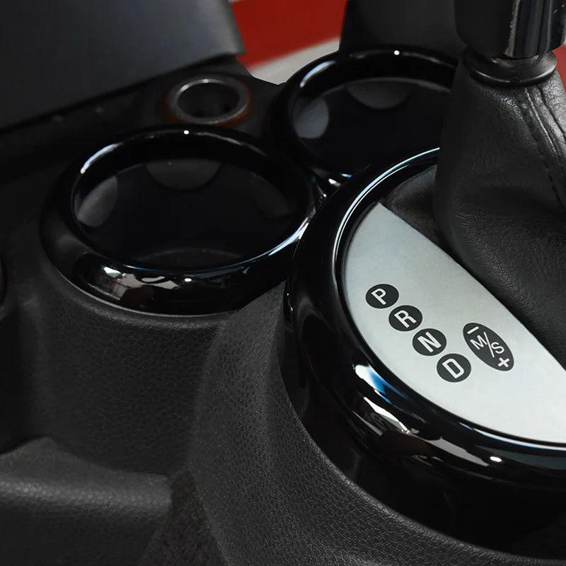 Car Cup Holder Ring Trim Interior Accessories Decoration For Mini Cooper R50 R52 R53 2001 2002 2003 2004 2005 2006 2007 2008