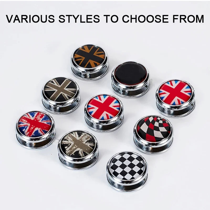 1PC For Mini Cooper Car Interior Sticker Accessories Fastener Cable Key Alloy Hook Up Holder Storage Clip For F56 F60 R56 R60