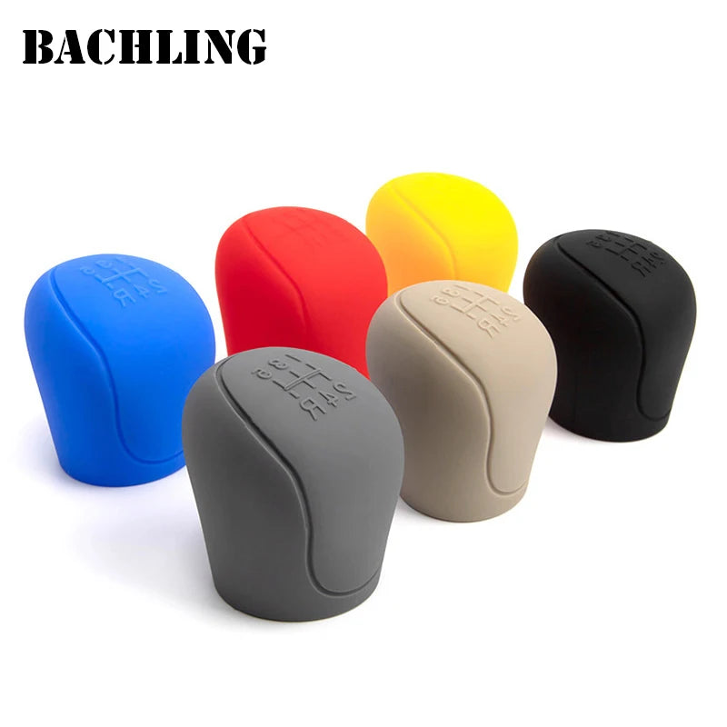 1PC Manual 5/6-speed Car Interior Accessories Car Silicone Gear Shift Knob Cover Shift Non-Slip Car Interior Accessories