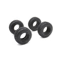 4PCS 60*21mm Rubber Front Rear Wheel Tyre 1.3" mud terrain tire for 1:18 TRX4M Traxxas RC Mini Crawler Model Upgrade Accessories
