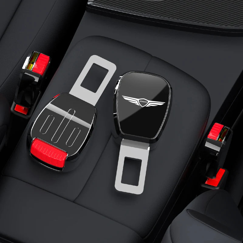 Car Interior Seat belt Clip Metal Extenders Car Accessories For Genesis G80 GV70 GV80 GV60 G70 Essentia Neolun G90 GV90 X