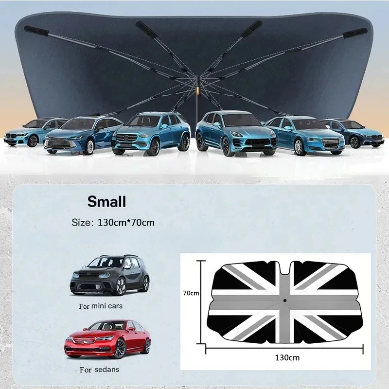 130×70CM car windshield sunshades front parasol car For VW Sharan Passat Caddy Touran Tiguan Golf Polo Teramont Atlas T-Roc