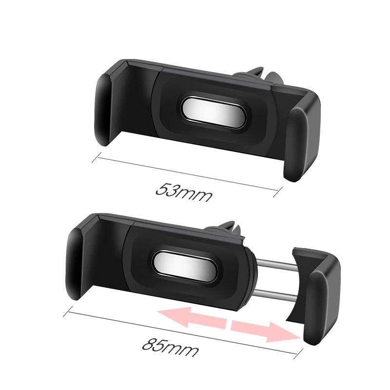 Car Phone Holder Car Air Outlet Mount Clip Interior Universal Mobile Holder ABS Car Mount Phone Support Mobile phone holder