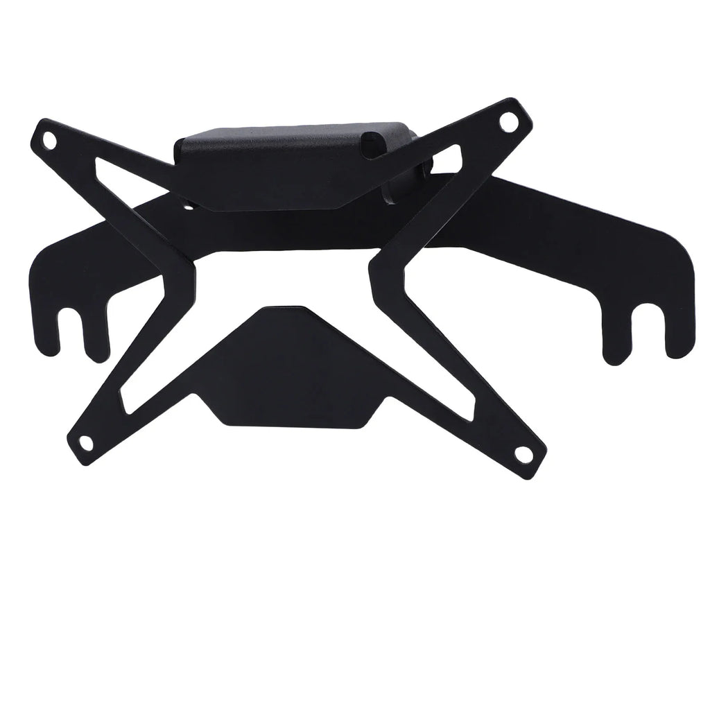 Flip Up Winch License Plate Mount Universal Front License Plate Holder for Pickup Truck Off Road RV 10in Hawse Fairlead