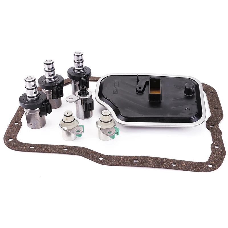 Transmission Solenoid Valve Oil Filter Gasket 4F27E Transmission Solenoid Valve Shift Oil Grid Gasket Filter Element For Ford