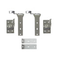 Universal Off-road Pickup 4x4 Accessories Stainless Steel Silver 2Pcs Roof Rack Side Tent Bracket