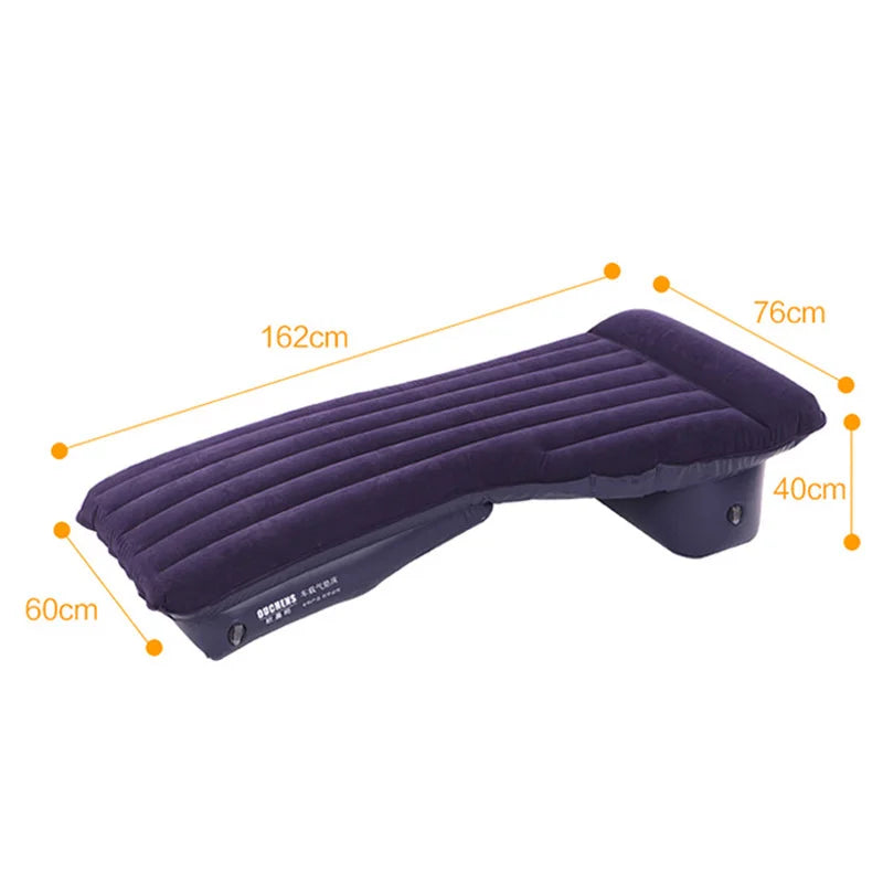 Car Travel Bed Universal Inflatable Car Mattress Portable Folding Travel Camping Air Mattress Suv Truck Sedan Sleep Rest Pad
