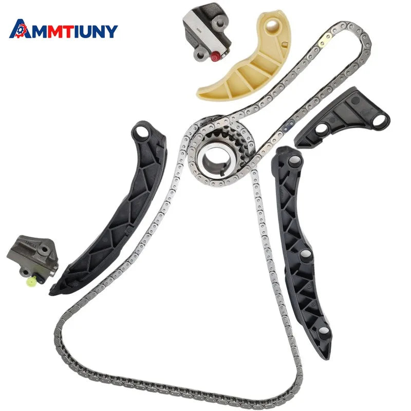 G4KH G4KC Timing Chain Kit 10PCS for Hyundai Kia Sonata Optima Sorento Sportage 2010-2014 L4 2.4L 23121-2G561 24321-2G111