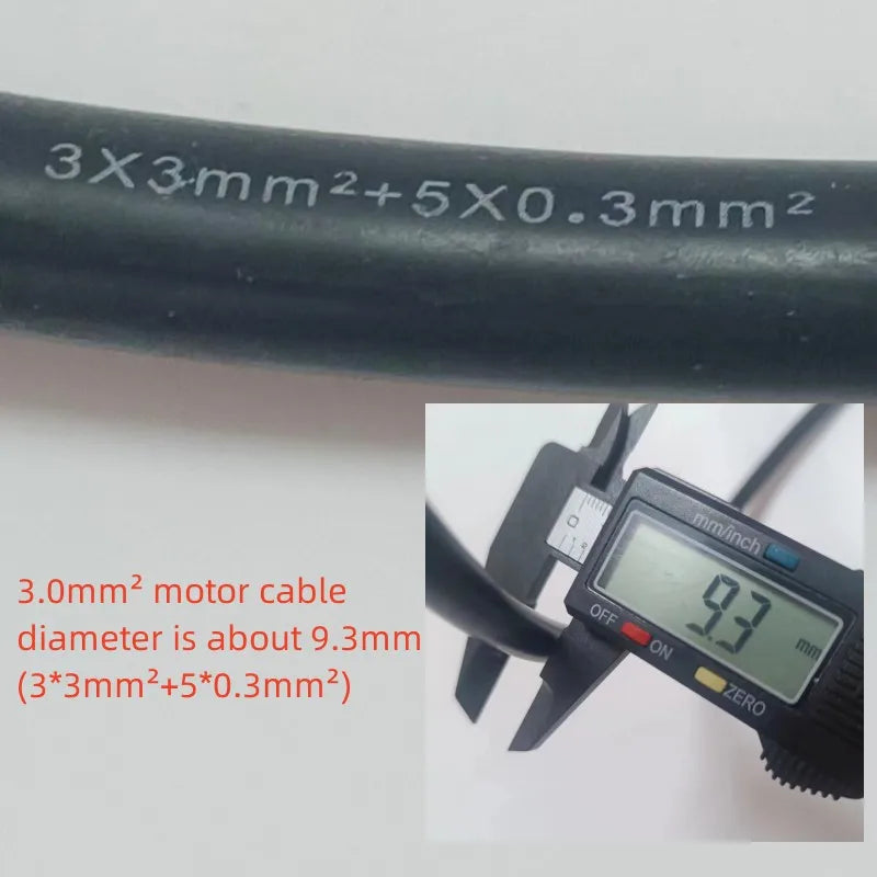 Electric Trike Accessories Electric Tricycle Differential Motor Cable Electric Trike Motor Wire  Electric Vehicle Accessories