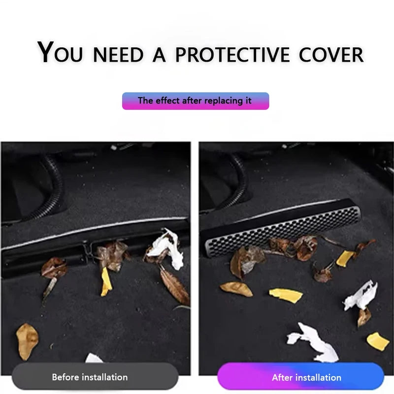 Para Haval H9 Accesorios 2015-2023 2016 2017 2018 2019 Cubiertas de ventilación de coche Protector debajo de los asientos Salida de conducto Accesorios de coche ABS