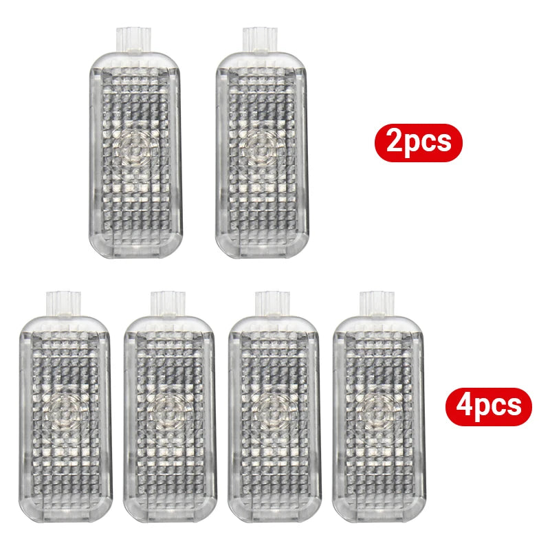 LED Car  Interior Footwell Lamp For Audi A1 8X A3 8V 8Y A4 B8 B9 A5 8T A6 C6 C7 C8 A7 A8 D3 D4 D5 Q2 Q3 8U F3 Q5 8R FY Q7 4L 4M
