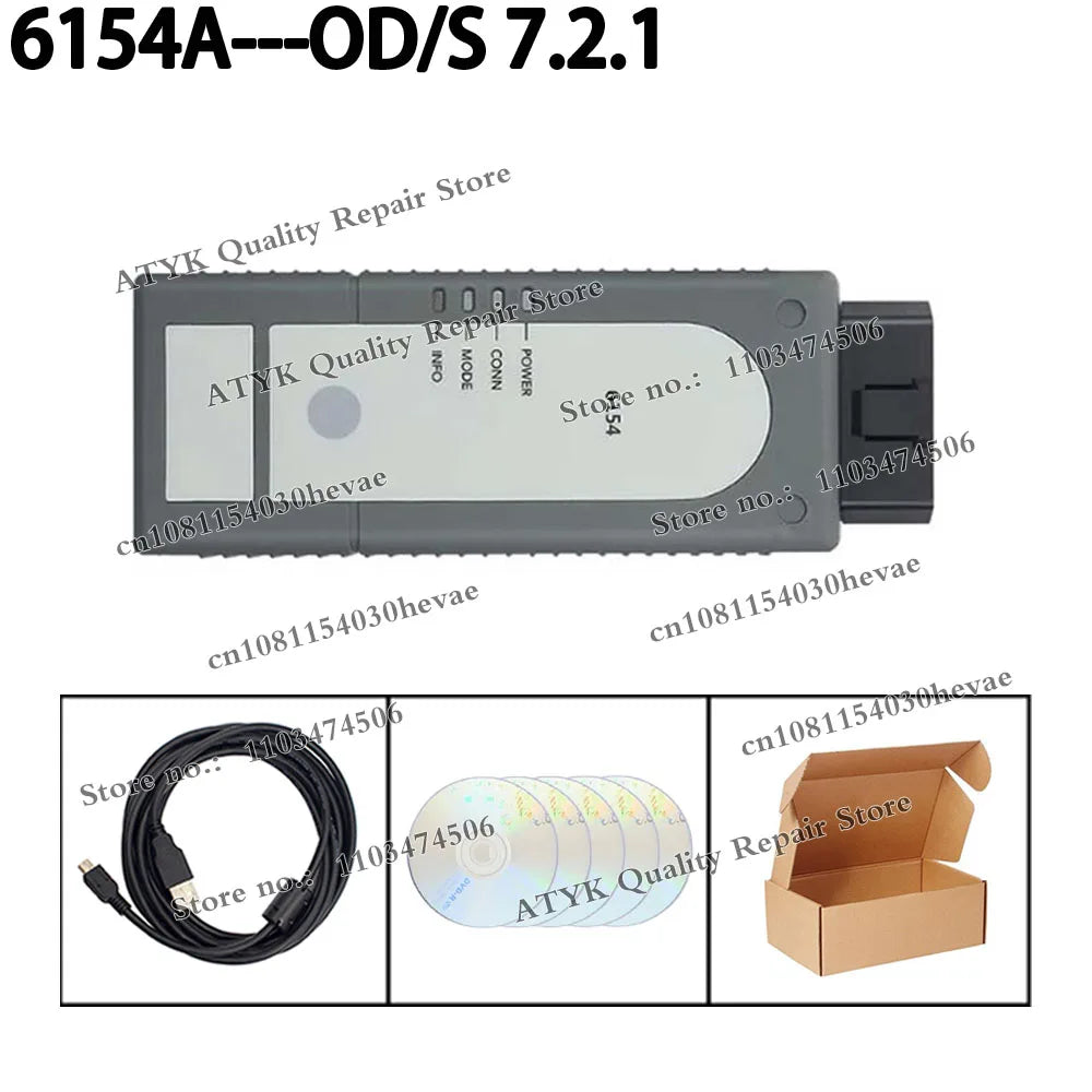 V-AS 6154A ODIS V7.2.1 WIFI obd2 scanner automotriz inspection tools diagnostics for cars tuning auto v-as 6154 New V-W AU-DI