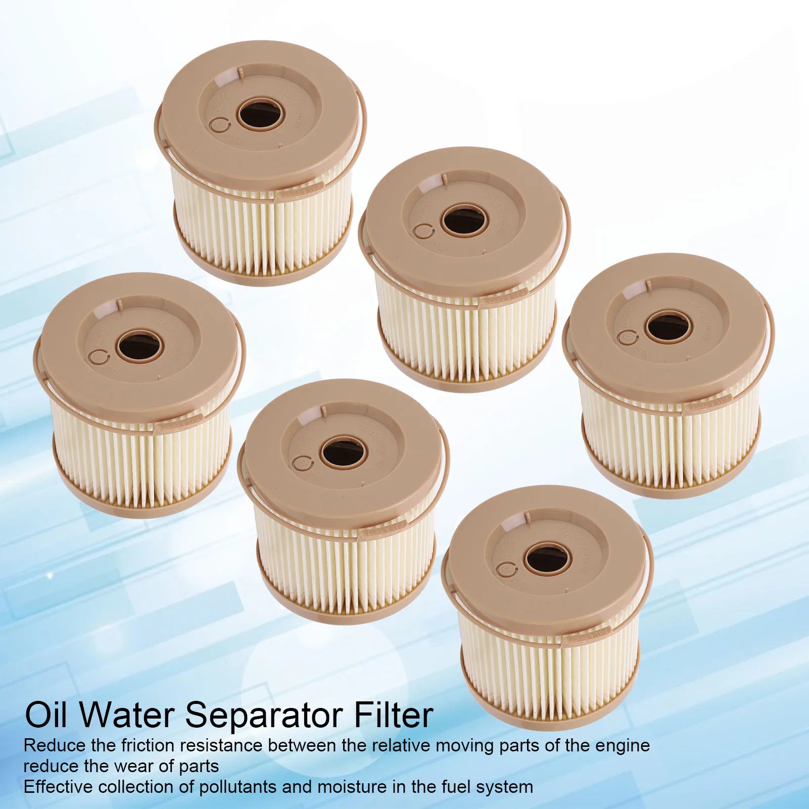 Fuel Filter Water Separator Oil Water Filter Kit Replacement for RACOR 2010PM‑OR 500FG Oil Water Separator Fuel Filter