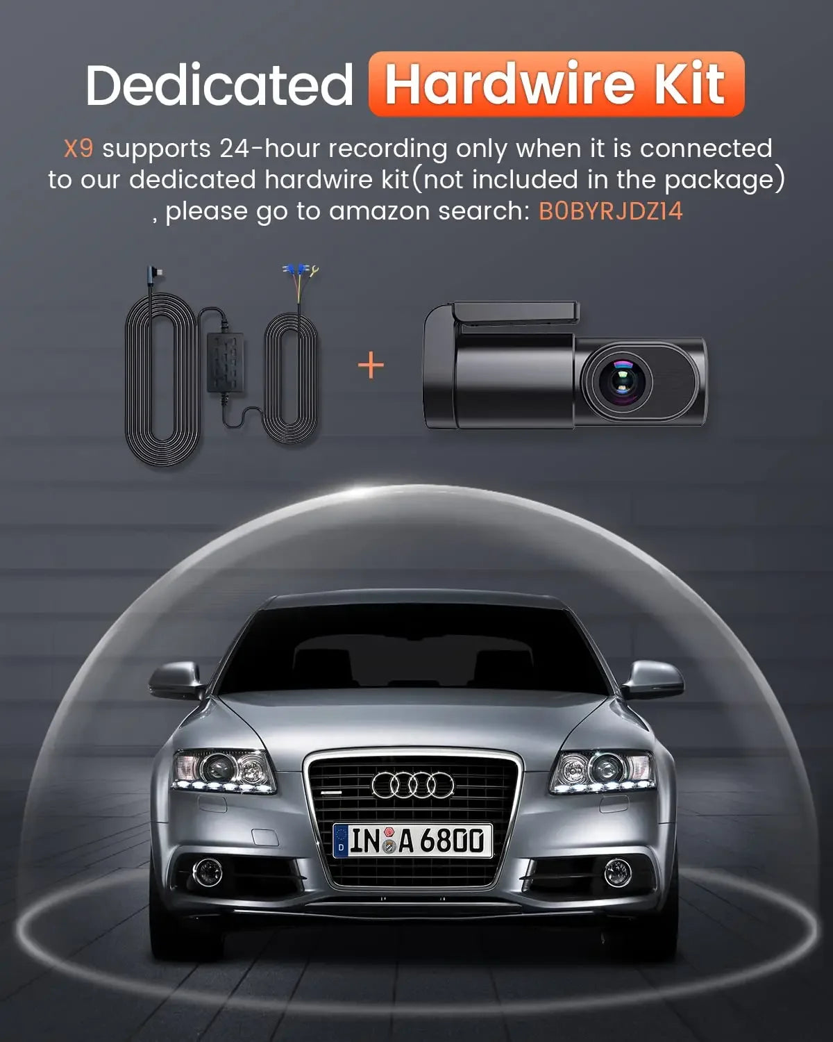 Car DVR Dash Cam FHD 1080P Mini Car Front Dash Camera 24H Parking Night Vision Auto Record Video Recording Dash Cam Camcorder