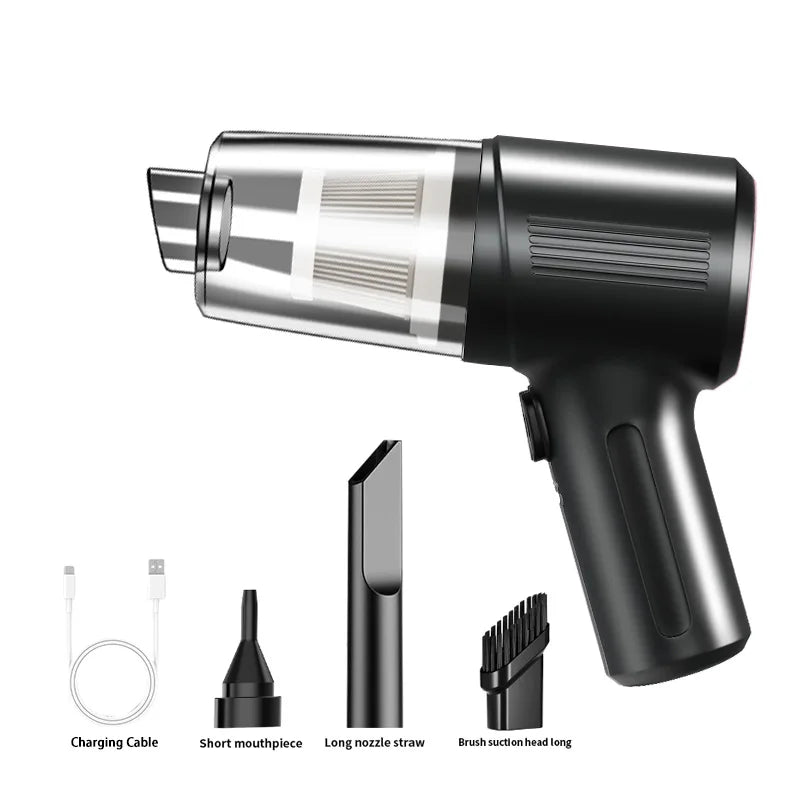 Portable Wireless Car Vacuum Cleaner Multifunctional 4-in-1 High-power Suction Blowing Integrated Cleaning Appliance ﻿2026
