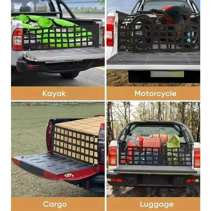 Red organizadora para maletero de coche, accesorios para coche con protección UV, malla de carga para caja de camioneta, red de almacenamiento de carga para portón trasero